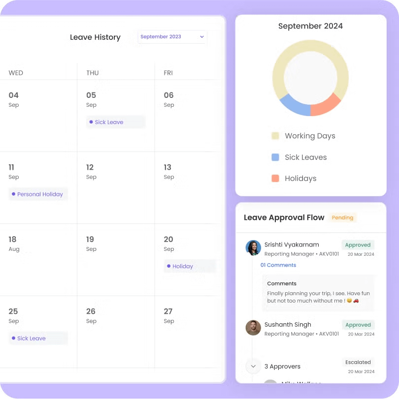 Centralized-leave-management