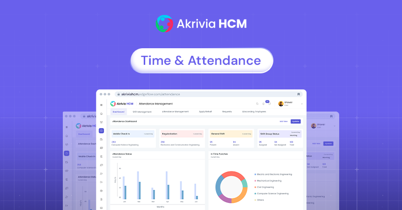 Employee Time Management Software - Akrivia HCM
