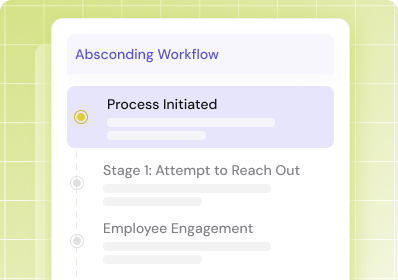 Absconding workflow 1x