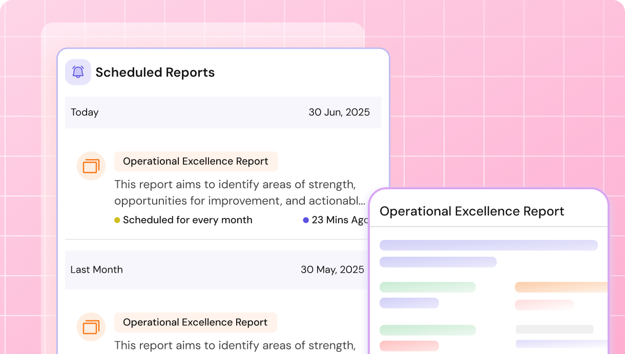 Scheduling and automation