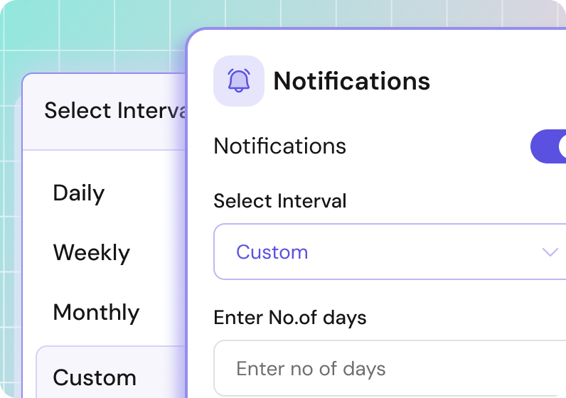 Customized notifications and reminders