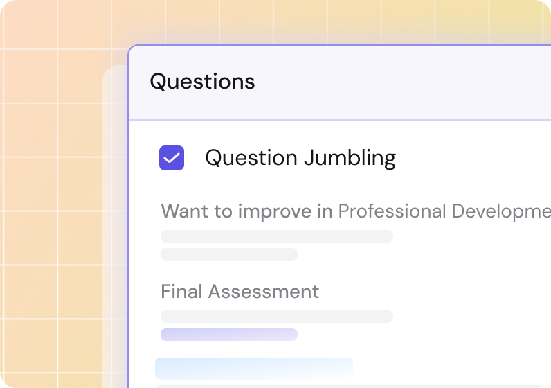 Question  jumbling