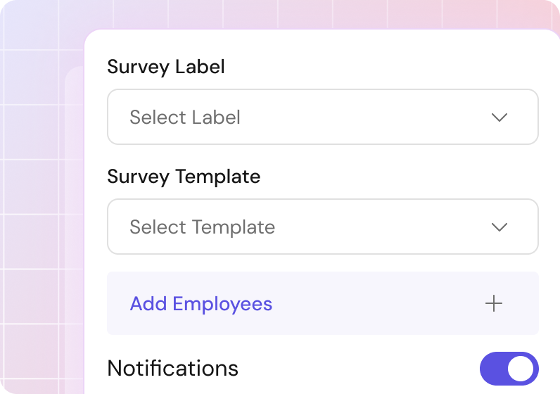 Survey configuration