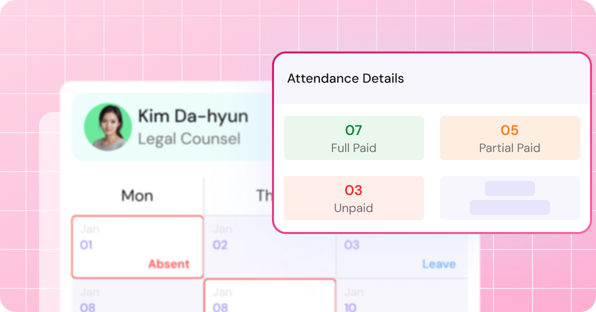 Attendance integration