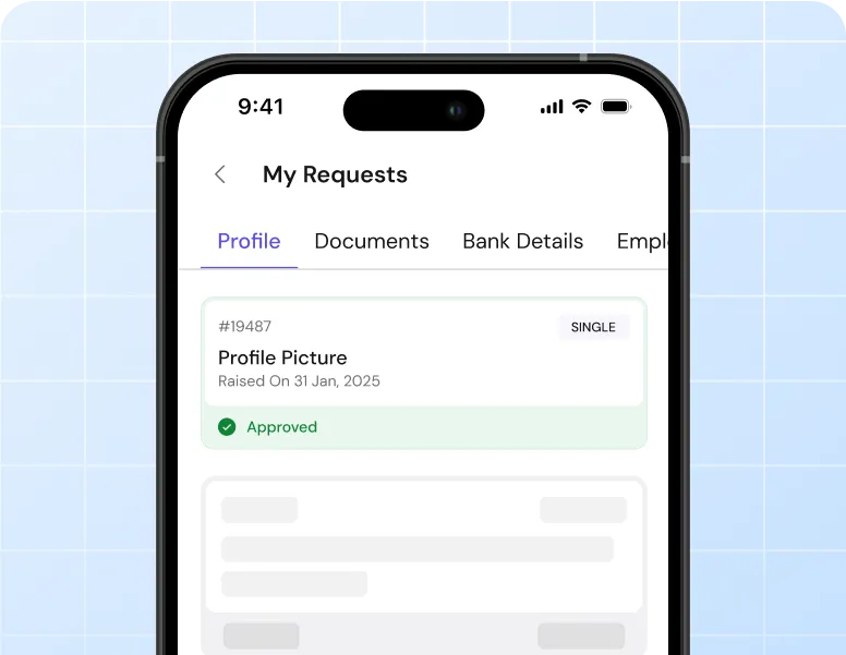 Profile update requests