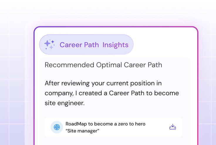 Career path recommendations