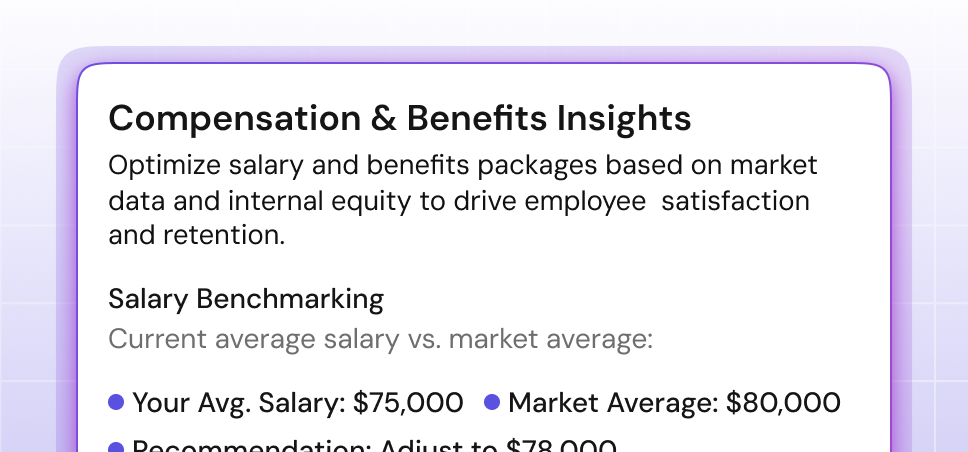 Compensation benefits optimization