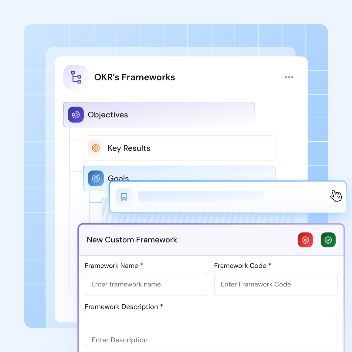 Customize okr structures