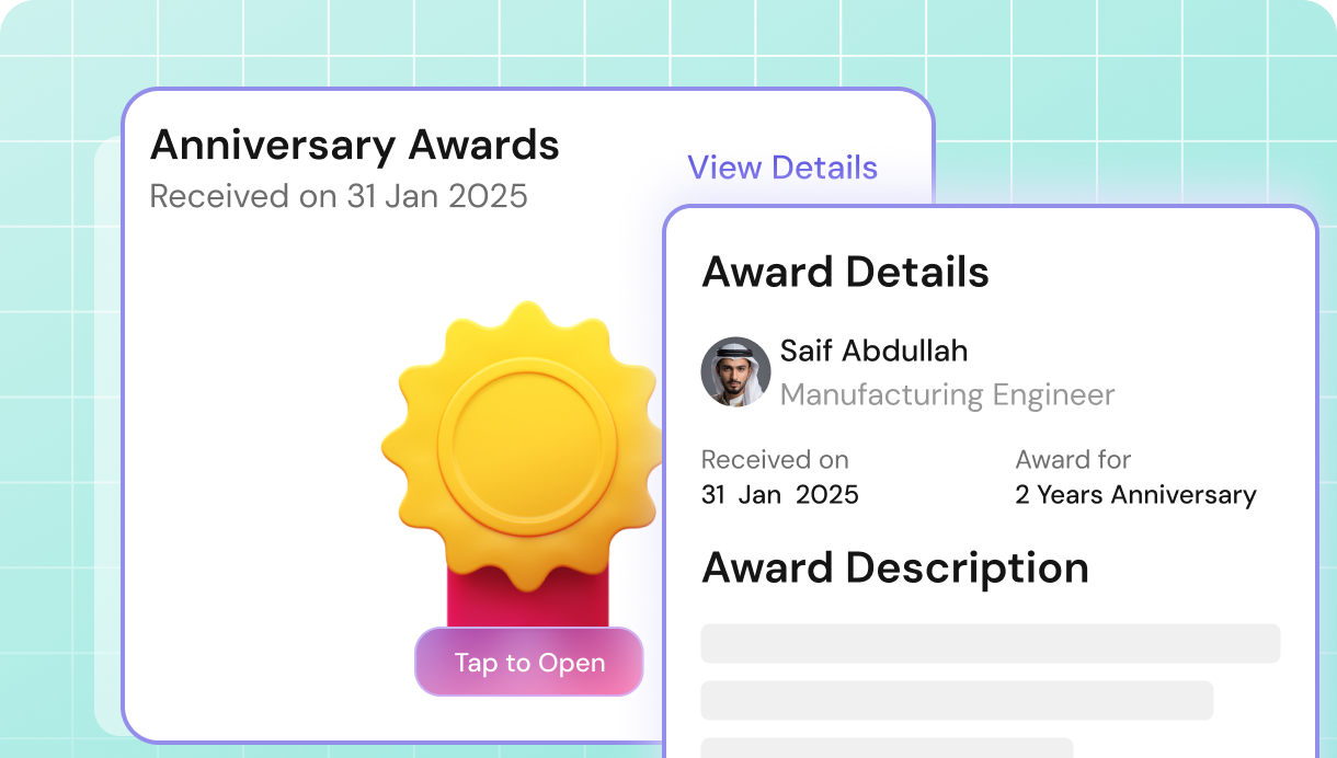 Anniversary awards 