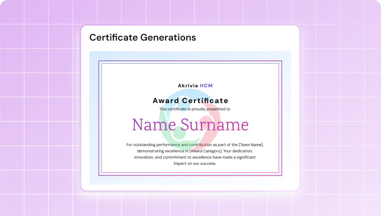 Certificate generations