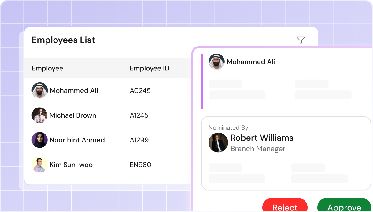 Nomination tracking