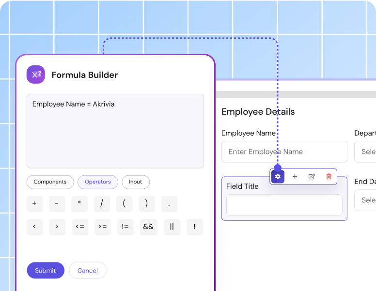 Formula builder