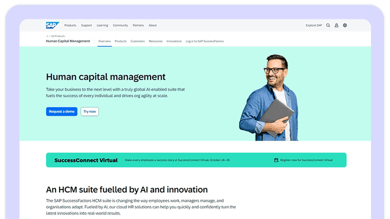 SAP SuccessFactors Homepage