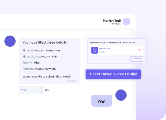 Turn employee requests into tickets
