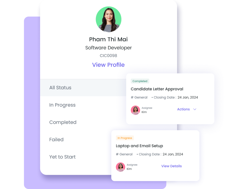 Fully automated onboarding process