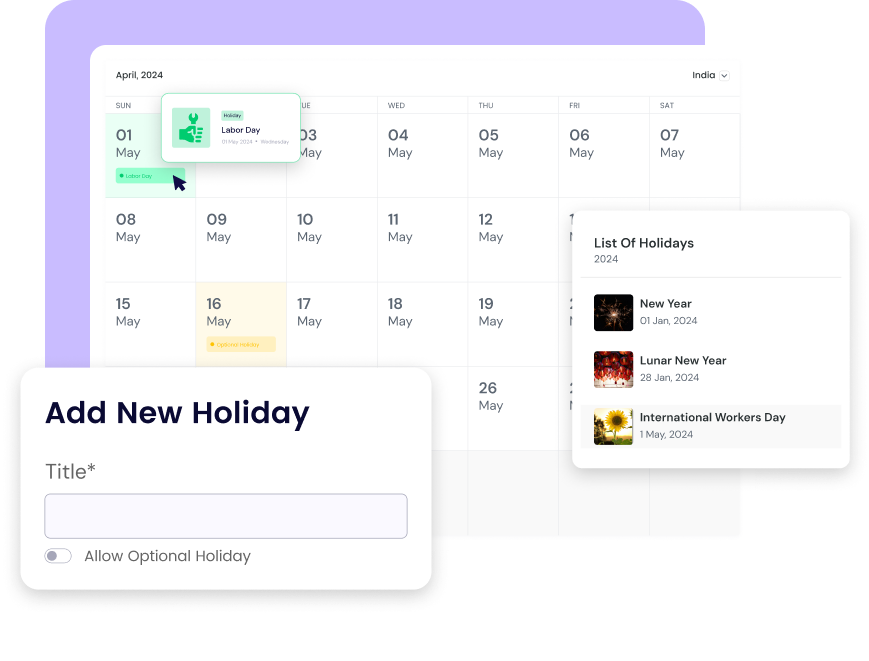 Flexible Holiday Calendar Configuration